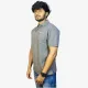 Men's Grey Cotton Polo T-Shirt – Classic Fit Casual Collar Tee